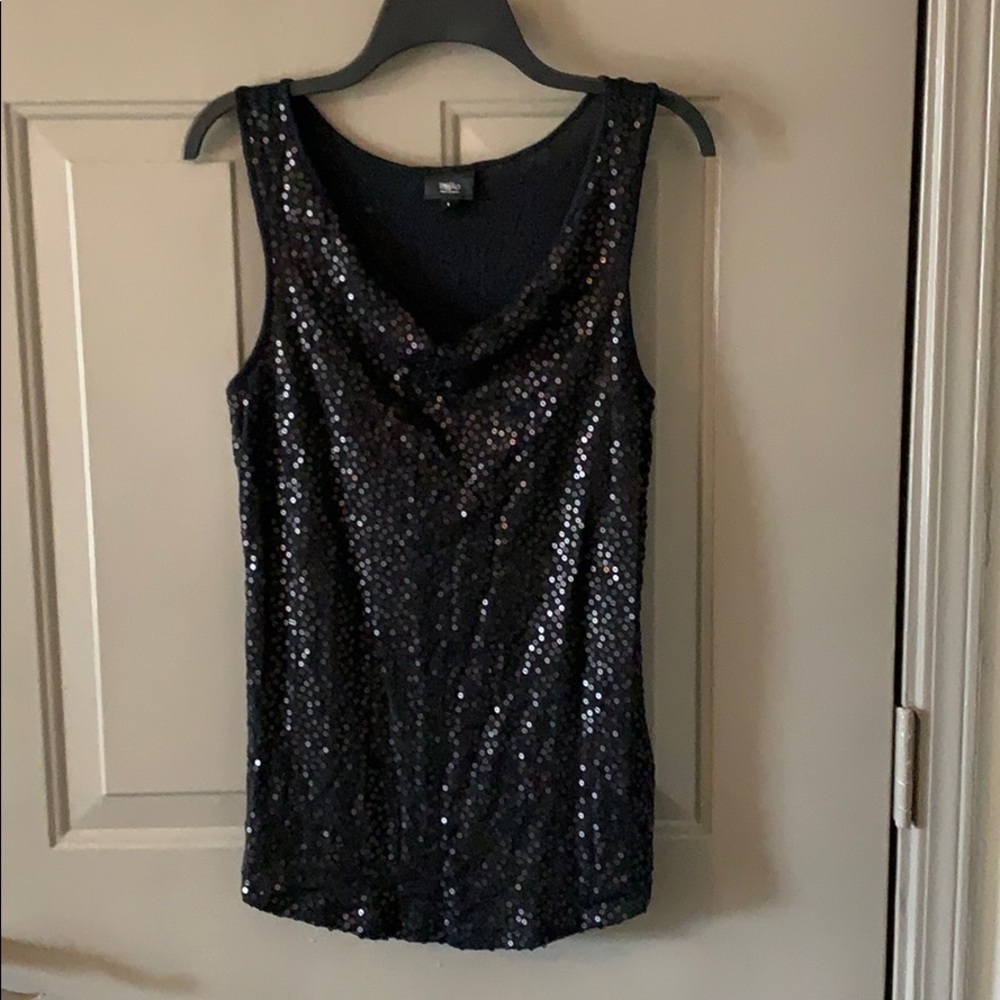 Black sequin Mossimo tank